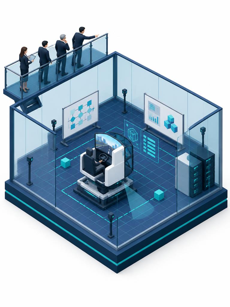 Isometric demonstration environment workflow