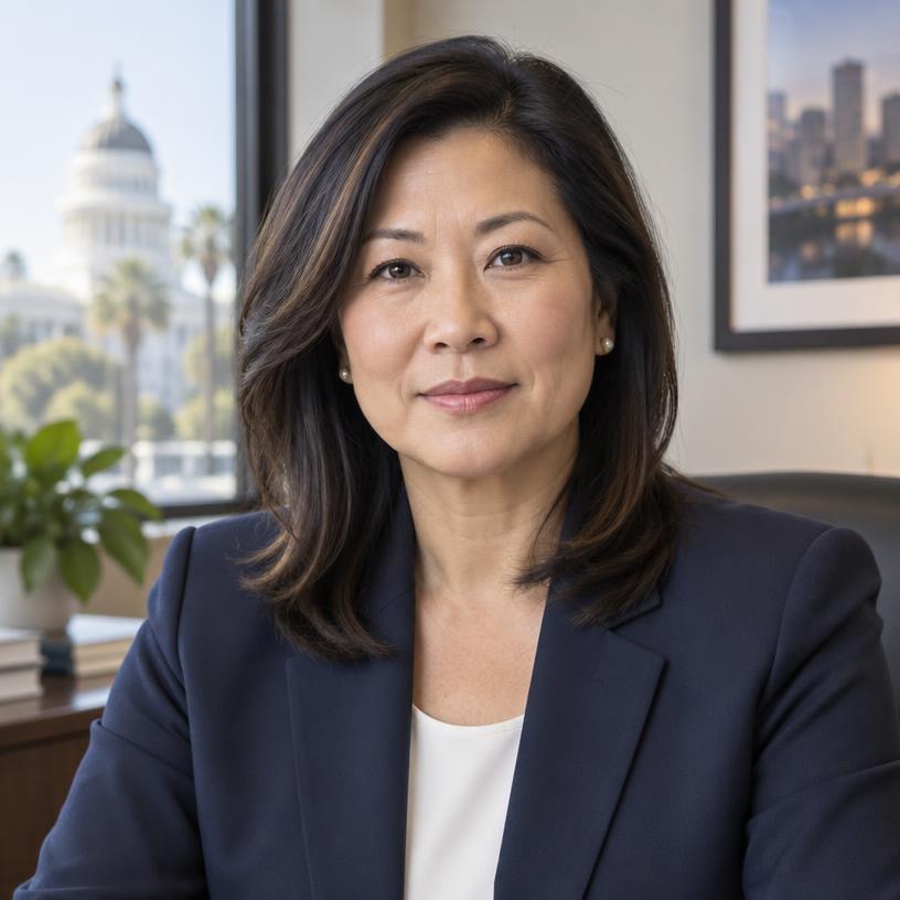 Fictional executive sponsor persona portrait